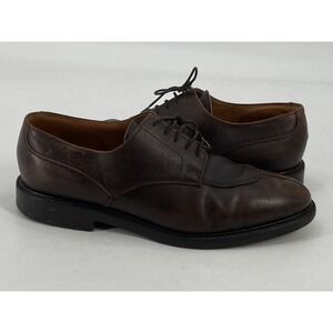 Bowen Men's Oxford Dress Shoes Brown Leather Size 10 M Made in England